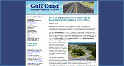 Desktop Screenshot of gulfcoaststrategichighway.org